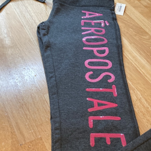 Areopostale Charcoal Gray Fitted Skinny Pants - Picture 3 of 5